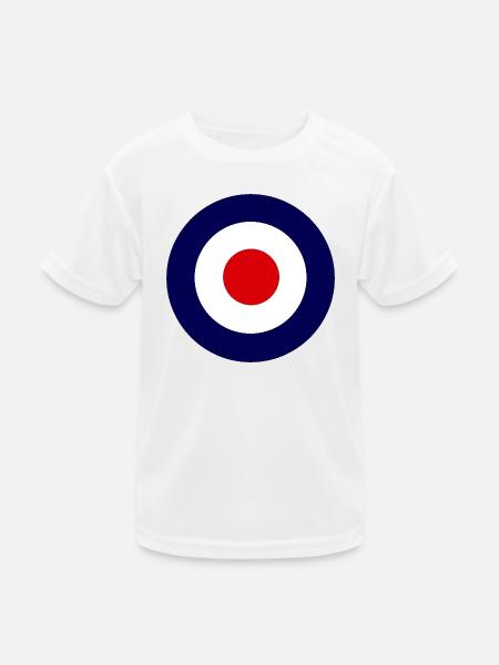 Mod - Kinder Funktions-T-Shirt - Weiß - Vorne