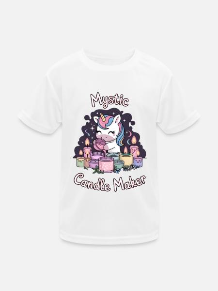 Mystic Candle Maker. - Kids Functional T-Shirt - white