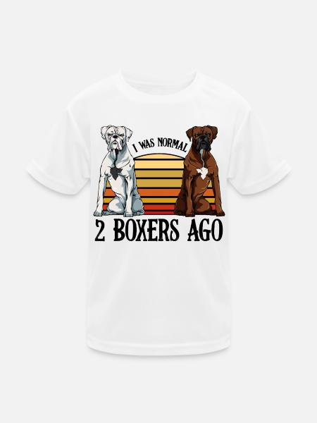 boxer - Kids Functional T-Shirt - white - Front