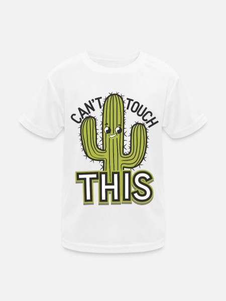 Can't Touch This - Kids Functional T-Shirt - white - Front