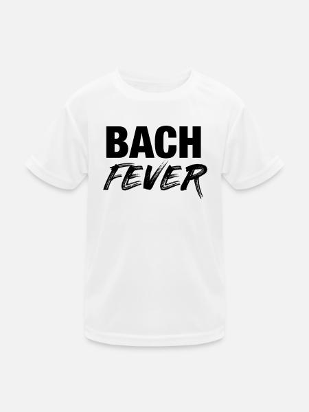 Johann Sebastian Bach T-Shirt funny saying - Kids Functional T-Shirt - white - Front