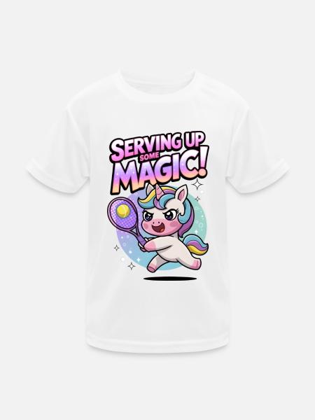 Serving Up Some Magic! - Kids Functional T-Shirt - white - Front