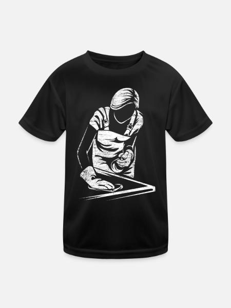 Blitzsauberer Haushälter Putzeinsatz - Kinder Funktions-T-Shirt - Schwarz