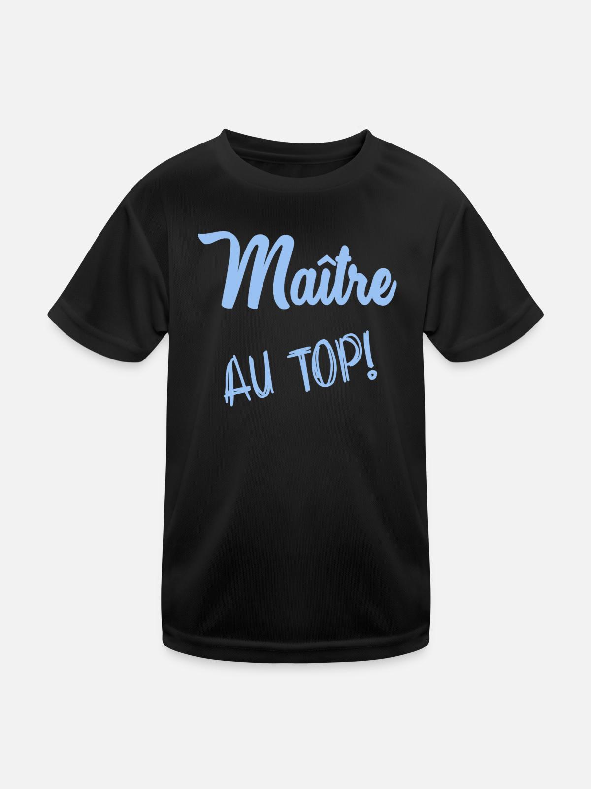 MASTER. MASTER - Kids Functional T-Shirt - black - Front