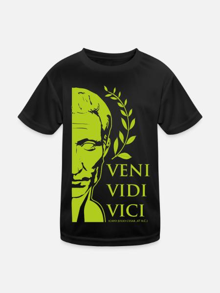 GREEN CAESAR - Kids Functional T-Shirt - black - Front