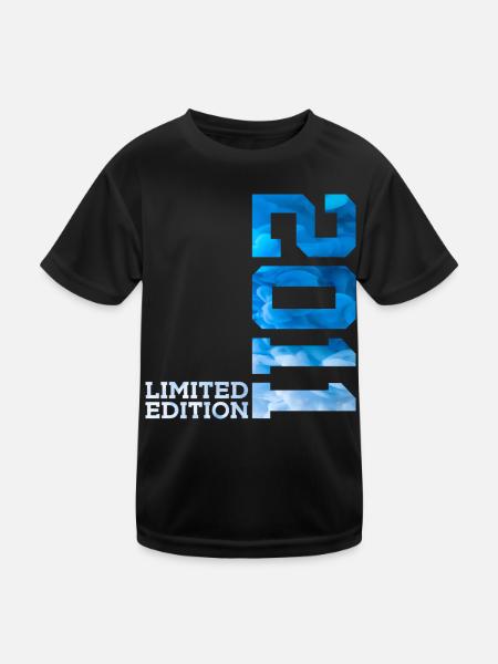 15. GEBURTSTAG LIMITED EDITION 2011 - Kinder Funktions-T-Shirt - Schwarz