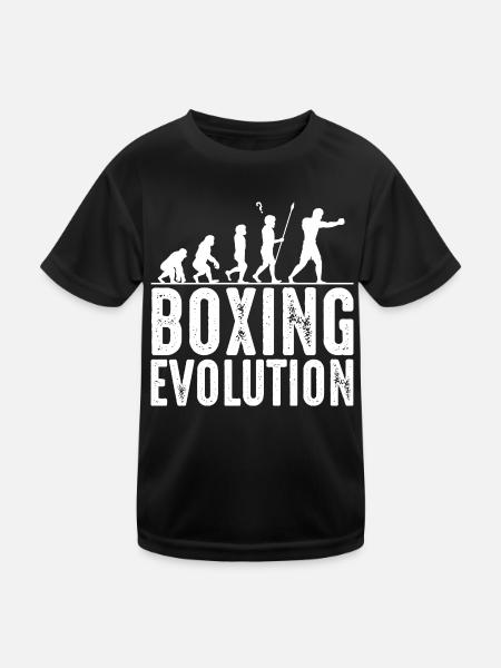 boxer - Kids Functional T-Shirt - black - Front