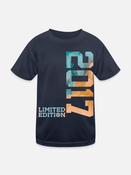 9. GEBURTSTAG LIMITED EDITION 2017 - Kinder Funktions-T-Shirt - Navy