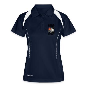 Grill Sergeant Reporting For Duty - Women's Polo breathable - navy/white - Front