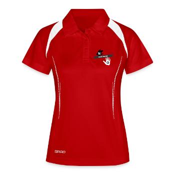 Say No to Racism T-Shirt - Women's Polo breathable - red/white - Front