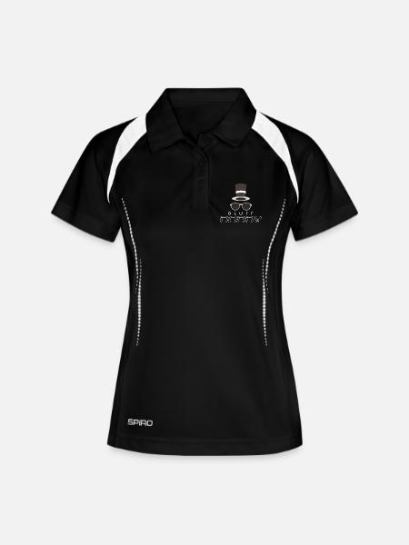 poker - Women's Polo breathable - black/white
