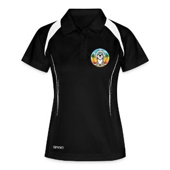 Picardy Sheepdog Breed Cartoon Sunglasses Beach - Women's Polo breathable - black/white - Front