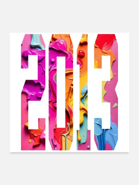 BUNT 13TH BIRTHDAY 2013 - Poster 24" x 24" (60x60 cm) - white - Front