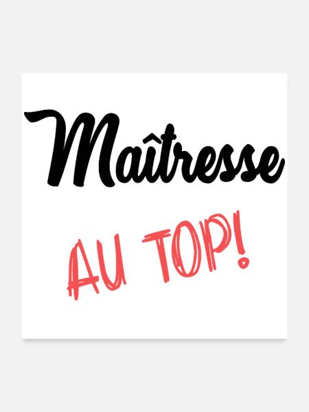 MISTRESS - Poster 24" x 24" (60x60 cm) - white - Front