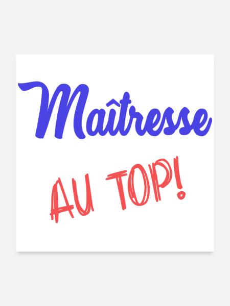 MISTRESS - Poster 24" x 24" (60x60 cm) - white - Front