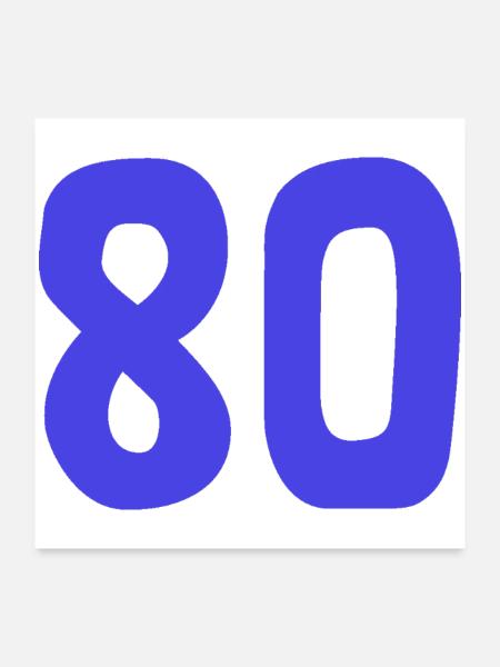 HAPPY BIRTHDAY. HAPPY BIRTHDAY. ANNIVERSARY. - Poster 24" x 24" (60x60 cm) - white - Front
