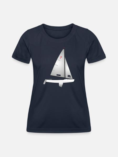 Pirat Riss - Frauen Funktions-T-Shirt - Navy