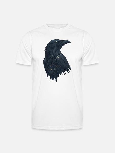 Raven - Men's Functional T-Shirt - white