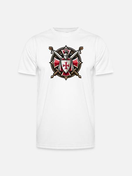 Knights templar - Men's Functional T-Shirt - white