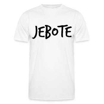Jebote - Männer Funktions-T-Shirt - Weiß - Vorne - AI Model Male 178 dark (178cm)