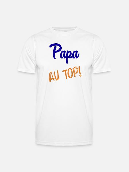 DAD - Men's Functional T-Shirt - white