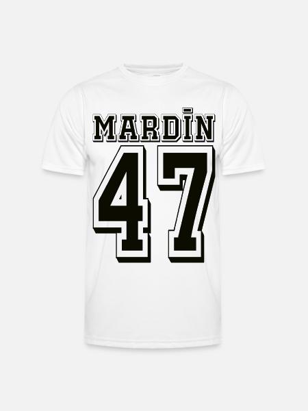 Mardin 47 - Männer Funktions-T-Shirt - Weiß