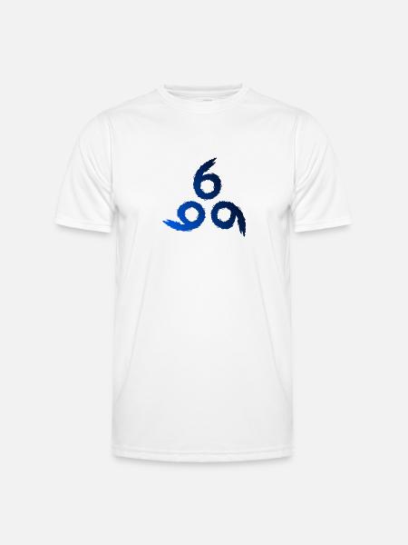 666 Satan Symbol - Teufel - Böse - Männer Funktions-T-Shirt - Weiß