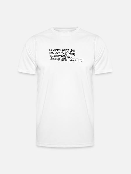 Basquiat - Männer Funktions-T-Shirt - Weiß