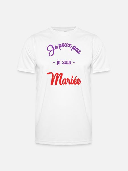 MARIEE. FUTURE MARIEE - T-shirt sport Homme - blanc