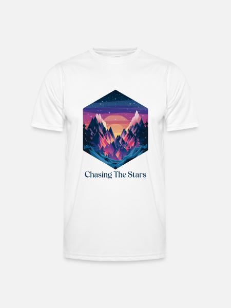 Chasing The Stars - Men's Functional T-Shirt - white