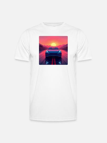 Electric Highway - Men's Functional T-Shirt - white