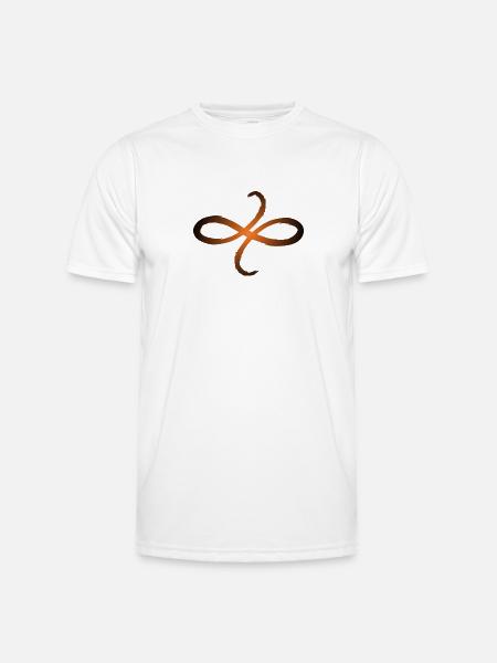 Keltische Symbole Freundschaft - Männer Funktions-T-Shirt - Weiß