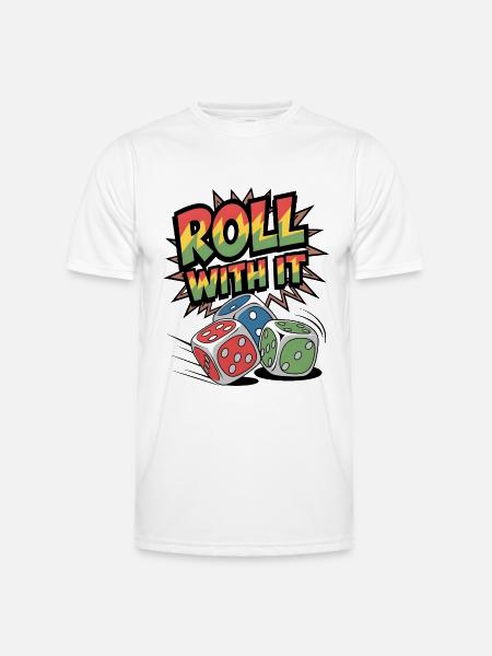 Roulez avec - T-shirt sport Homme - blanc
