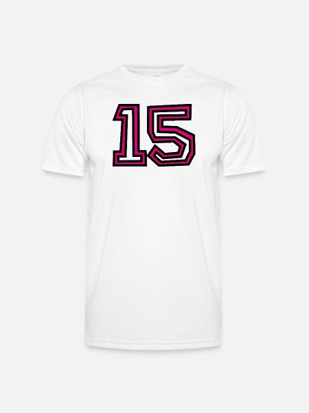 15 - Männer Funktions-T-Shirt - Weiß