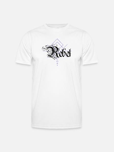 Rebel - Men's Functional T-Shirt - white