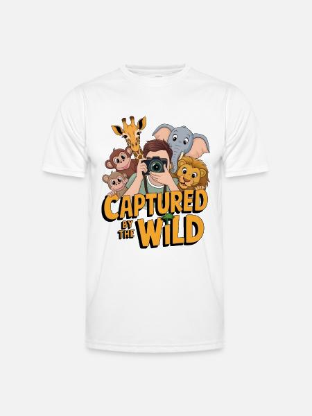 Captured By The Wild - Men's Functional T-Shirt - white