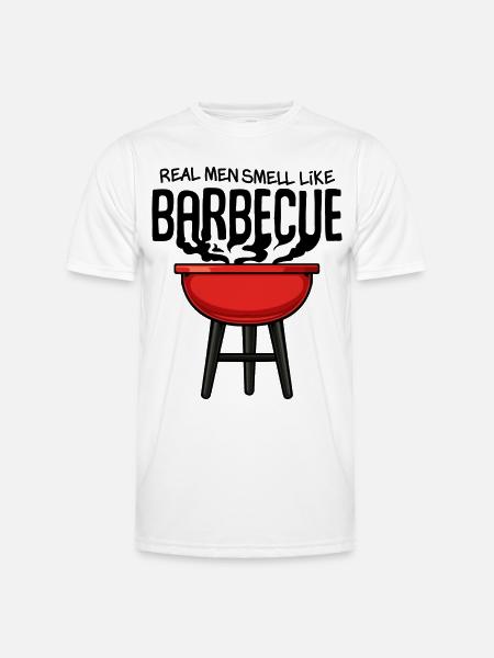 Red Kettle Grill Illustration - T-shirt sport Homme - blanc