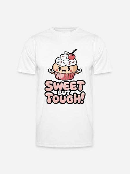 Sweet But Tough! - Men's Functional T-Shirt - white
