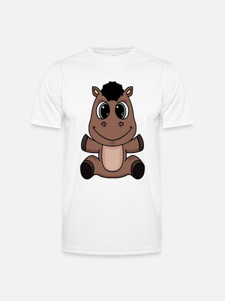 cheval - T-shirt sport Homme - blanc