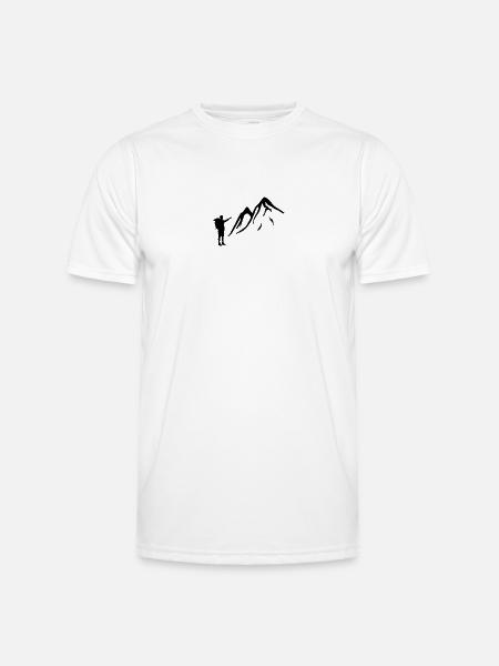 Trekking - Männer Funktions-T-Shirt - Weiß