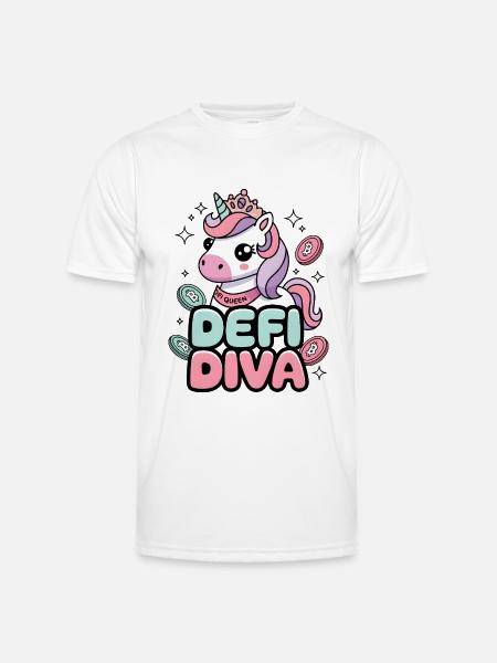 Defi Diva - Männer Funktions-T-Shirt - Weiß