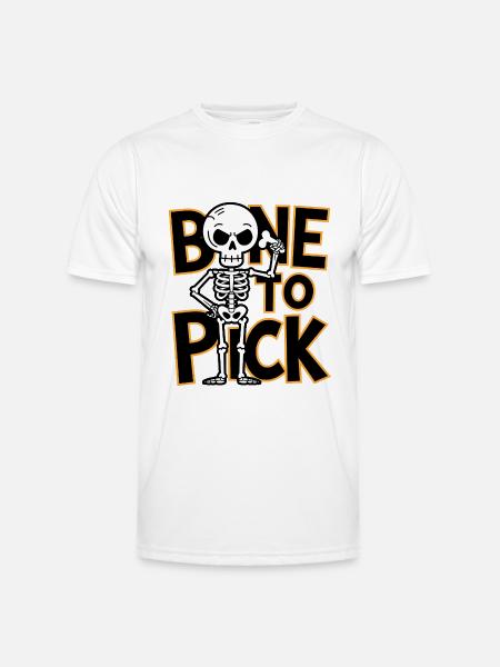Bone To Pick - Men's Functional T-Shirt - white