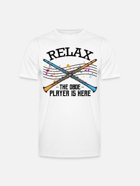 hautbois - T-shirt sport Homme - blanc