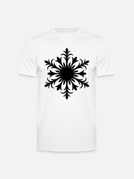 Ornament - Männer Funktions-T-Shirt - Weiß
