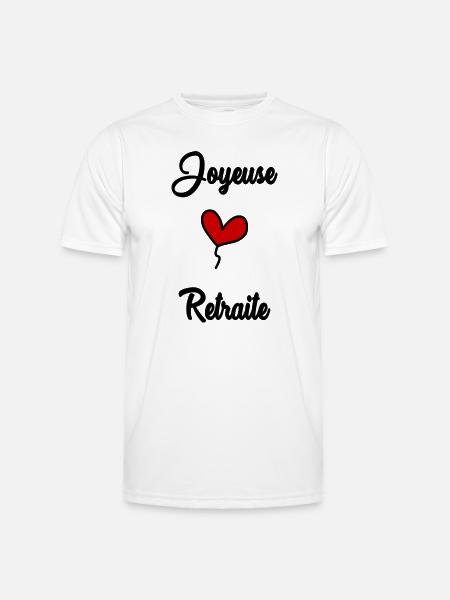 JOYEUSE RETRAITE - T-shirt sport Homme - blanc
