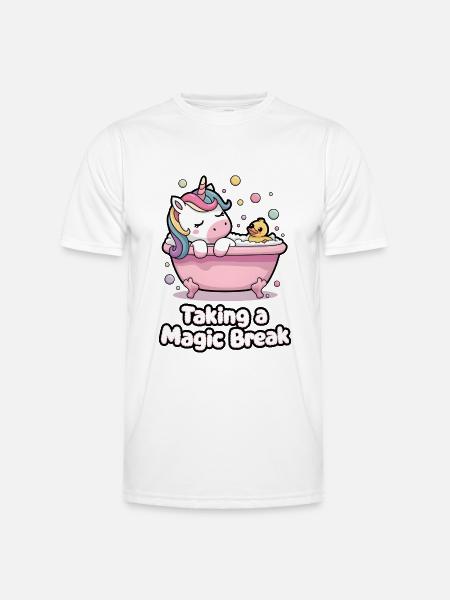 Taking A Magic Break - Men's Functional T-Shirt - white