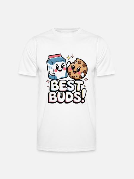 Best Buds! - Men's Functional T-Shirt - white