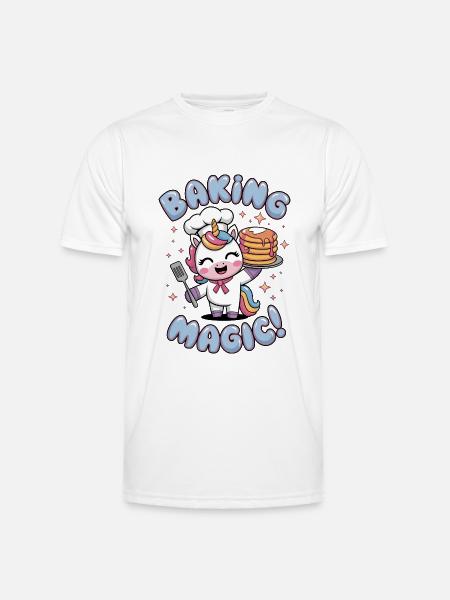 Baking Magic! - Men's Functional T-Shirt - white