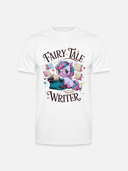 Fairy Tale Writer - Men's Functional T-Shirt - white