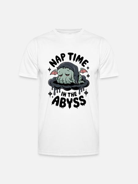 Nap Time In The Abyss - Men's Functional T-Shirt - white
